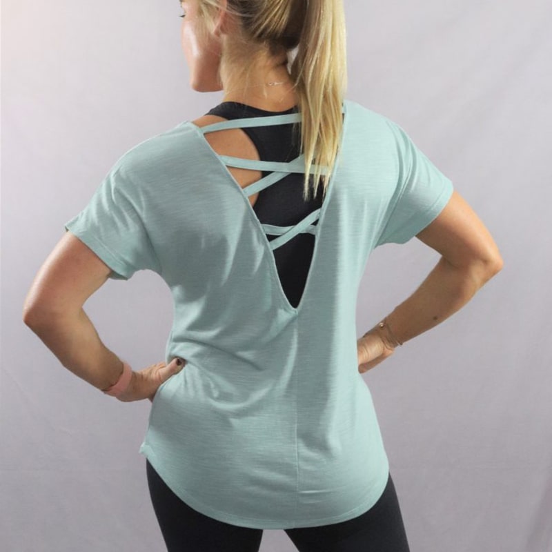 Green Fitness Wear Top